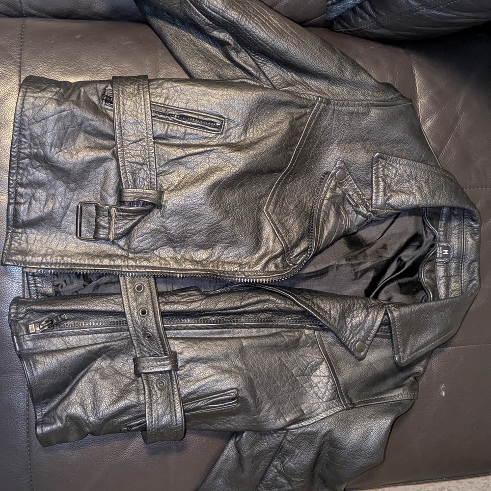Women's Black Leather Jacket